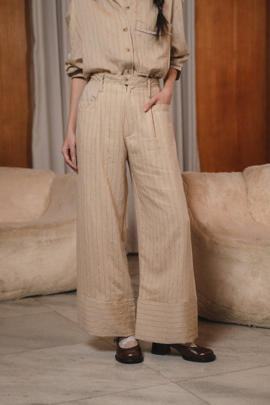 ALBA PANT IN SHORTBREAD