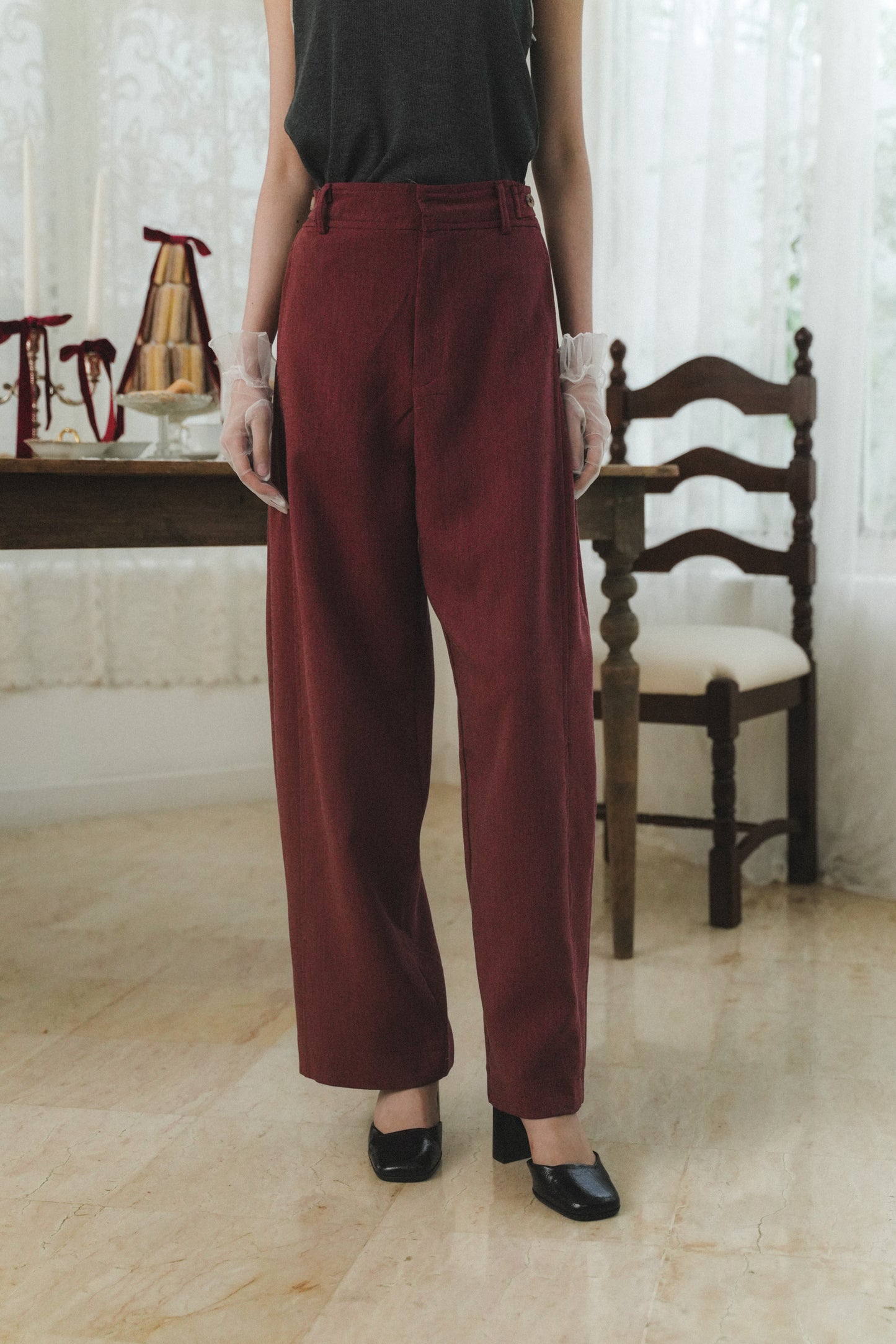 LUMI PANTS IN ROUGE