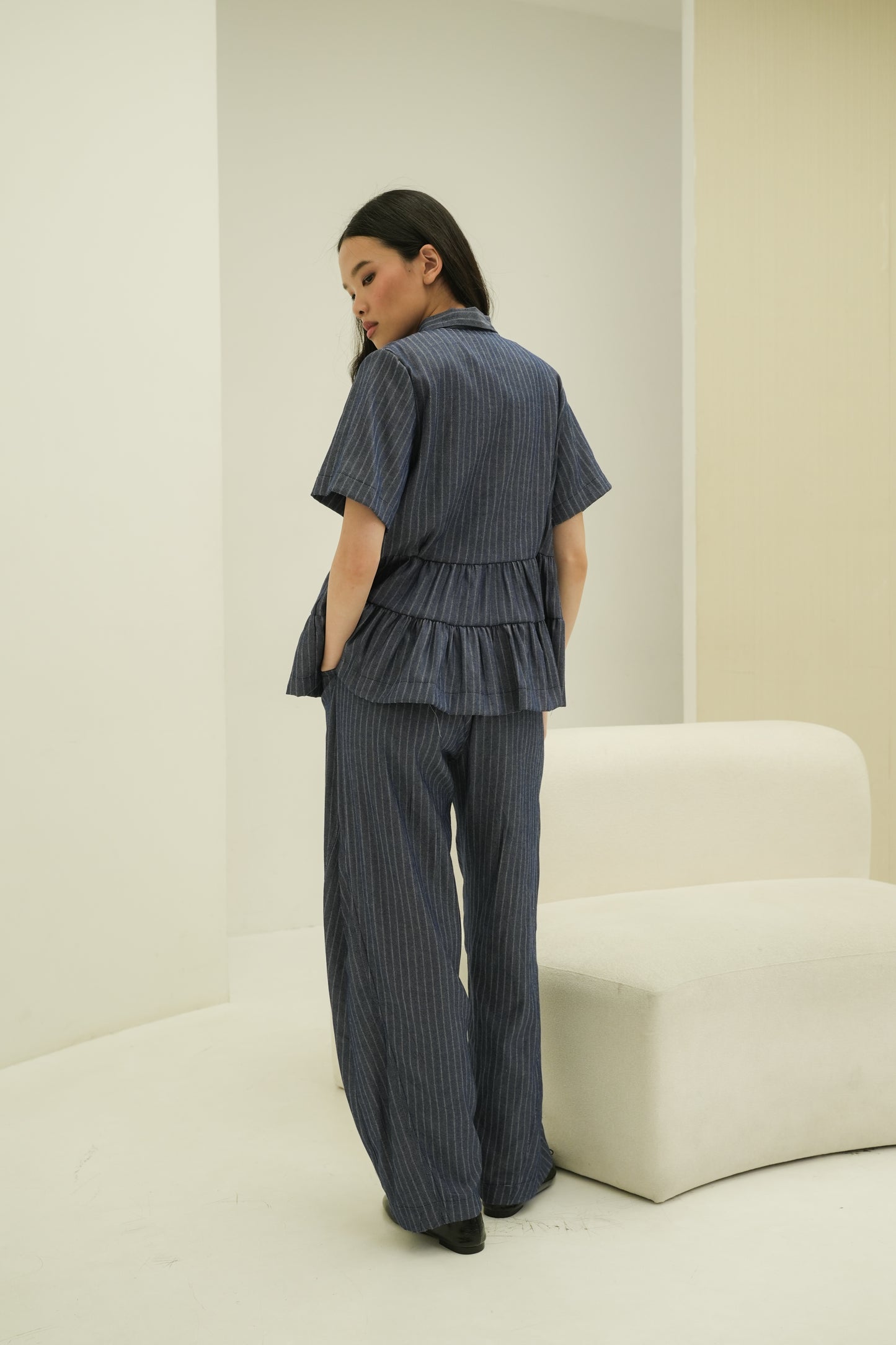 LYRA TOP IN OPAL BLUE