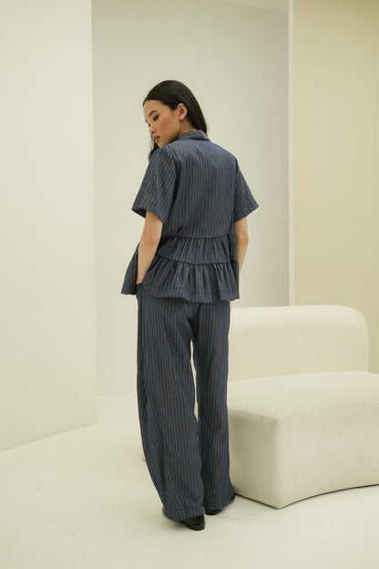 LYRA TOP IN OPAL BLUE