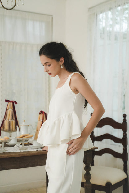 IVY TOP IN IVORY CLOUD