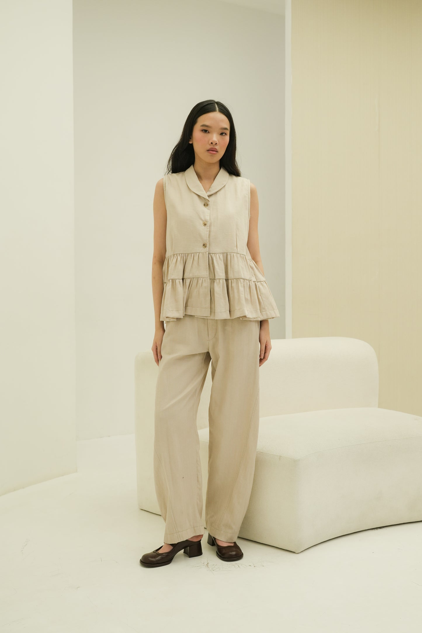 LYRA TOP IN BUTTER