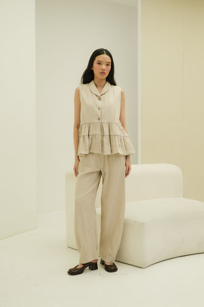 LYRA TOP IN BUTTER