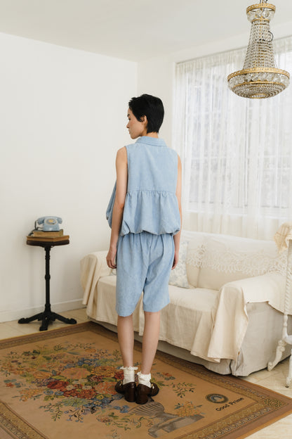 DREAM TOP IN DELICATE BLUE