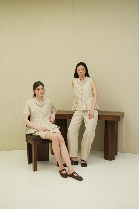 LYRA TOP IN BUTTER