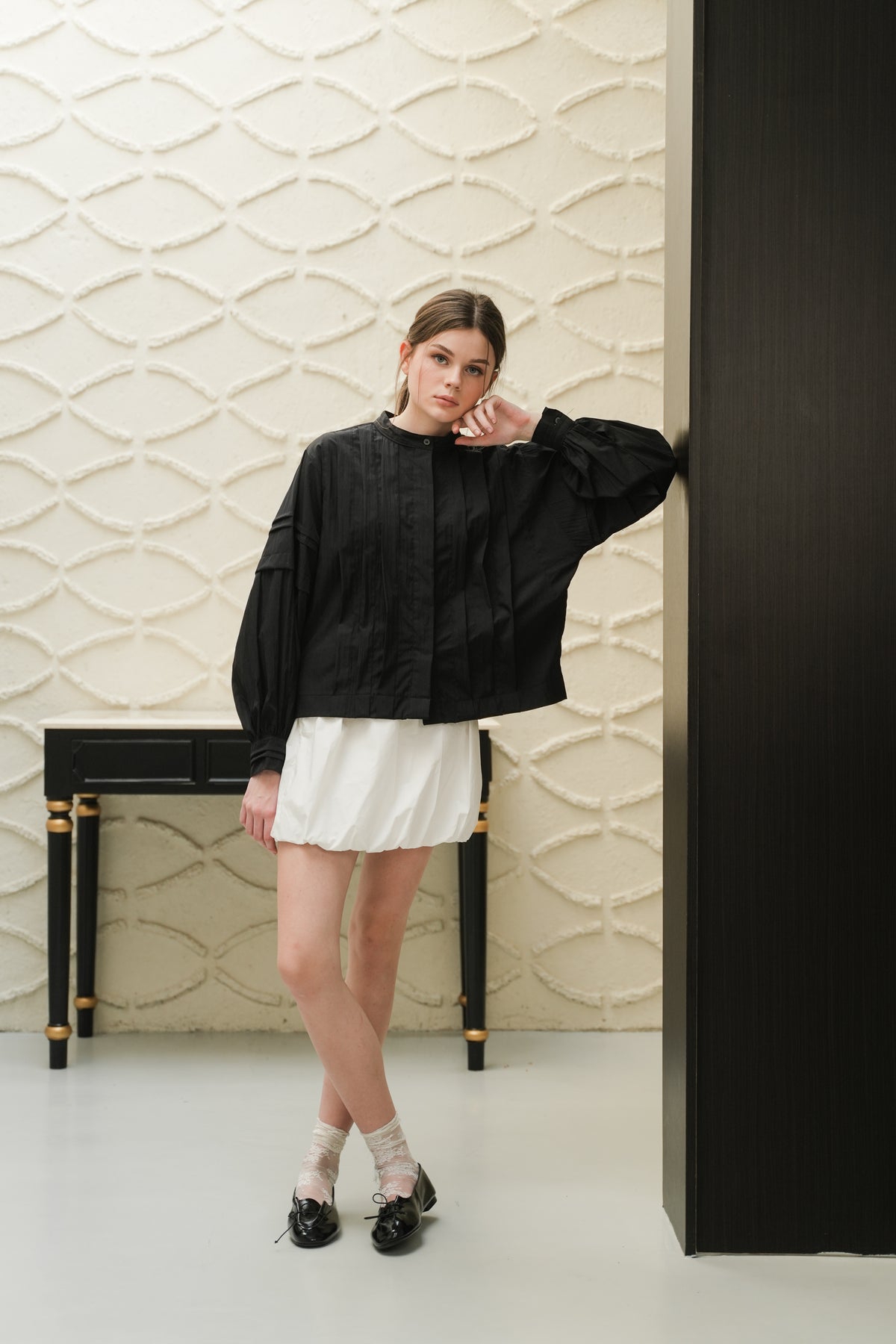 GAIA SKIRT IN BLANC