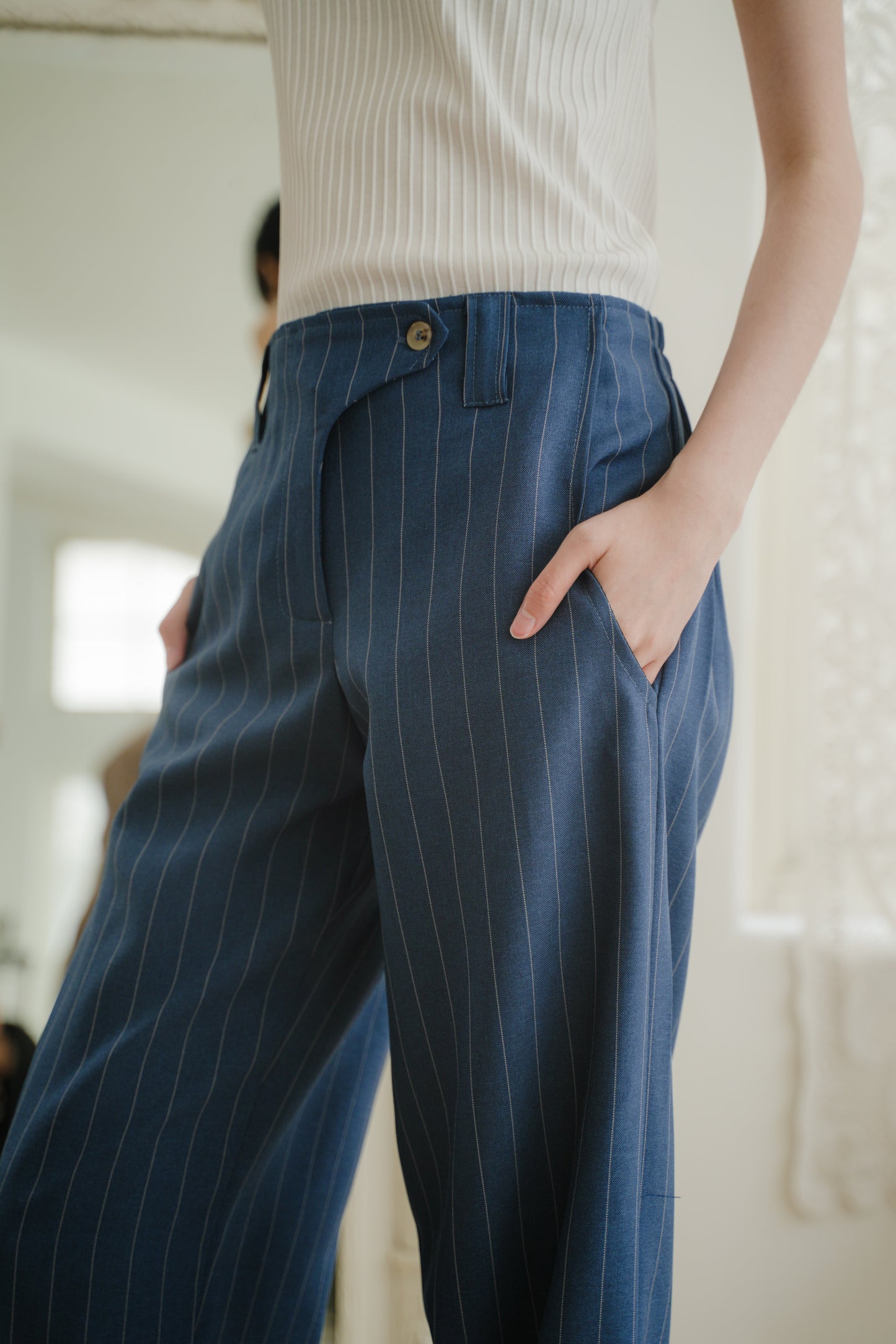 YUKI PANTS IN CERULEAN