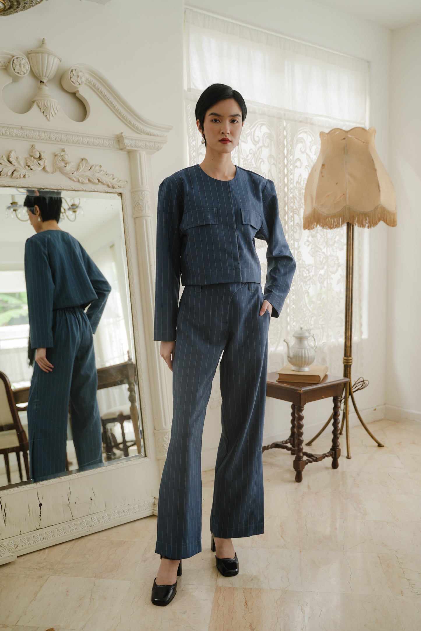 RINN TOP IN CERULEAN