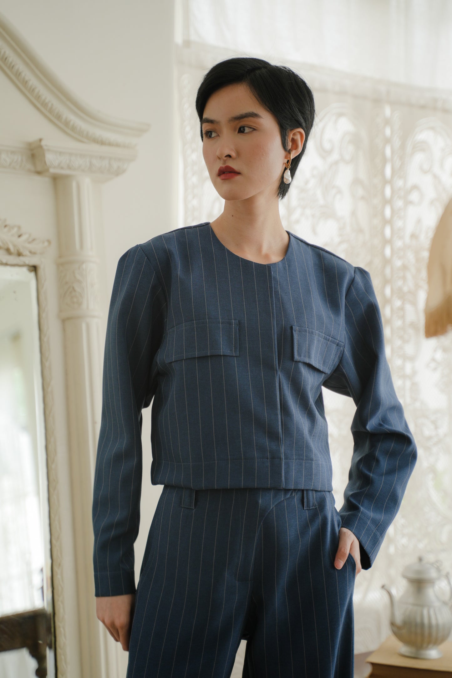 RINN TOP IN CERULEAN