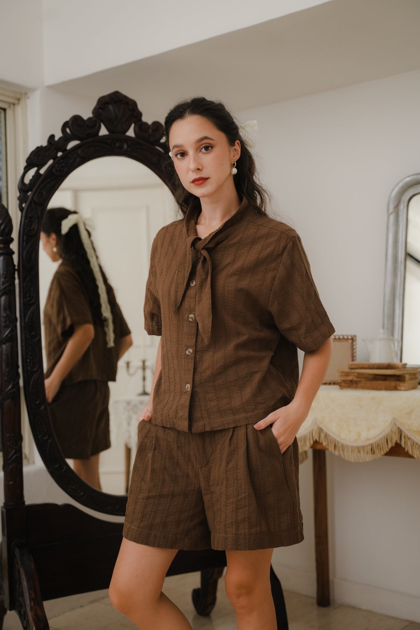 NOIRE PANT IN TOFFE