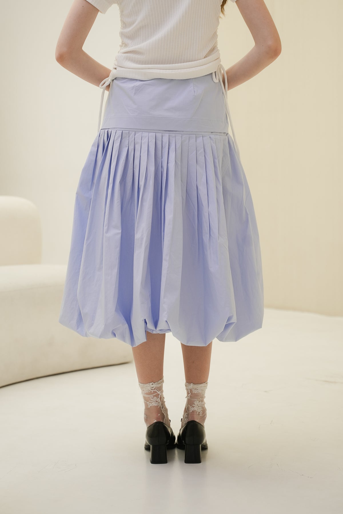 SOREN SKIRT IN POLAR BLUE