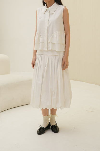 SOREN SKIRT IN SNOW WHITE