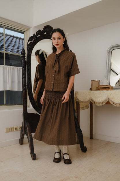ETTIENE DRESS SKIRT IN TOFFE
