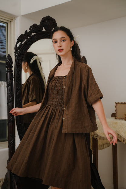ETTIENE DRESS SKIRT IN TOFFE