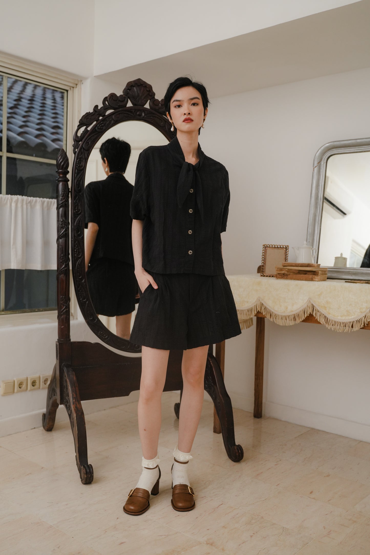 MONET TOP IN MIDNIGHT