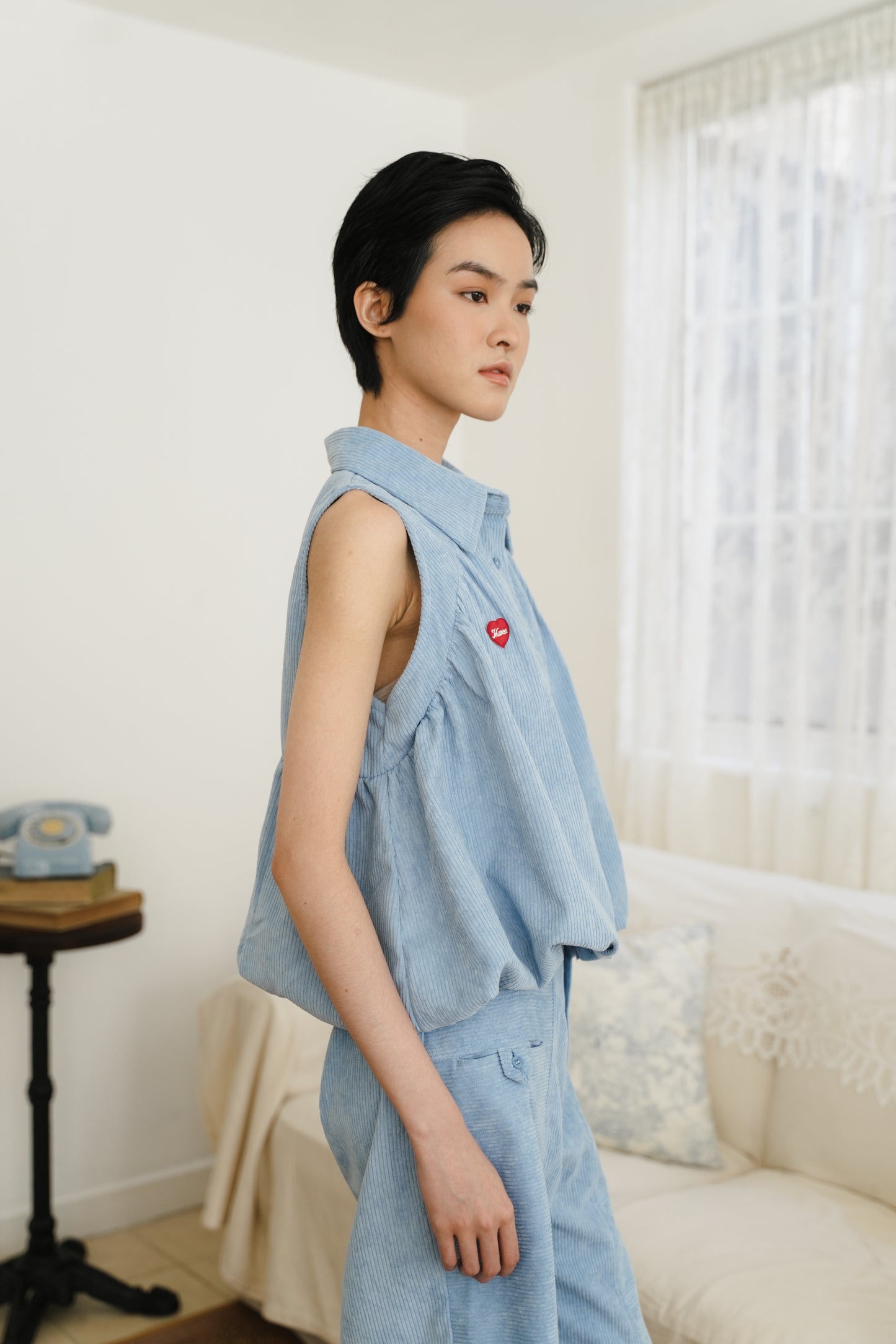 DREAM TOP IN DELICATE BLUE