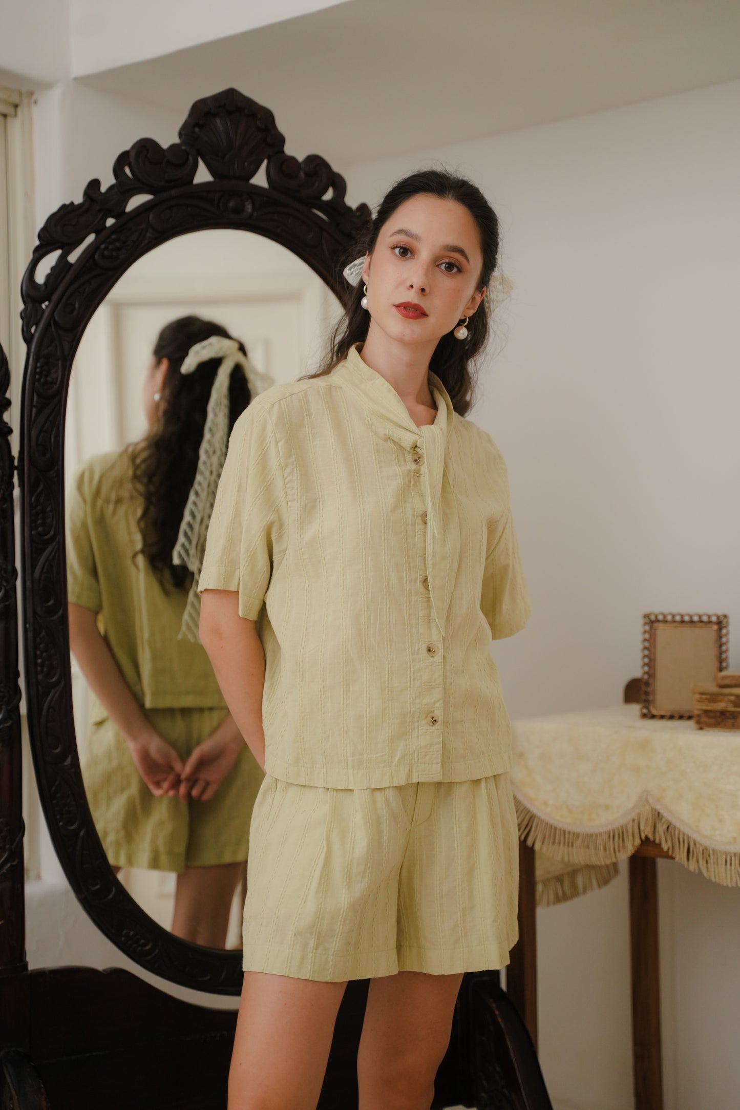 MONET TOP IN PATINA
