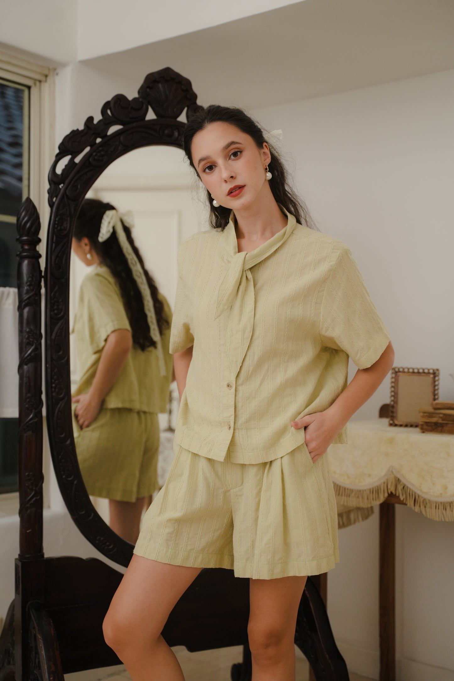 MONET TOP IN PATINA