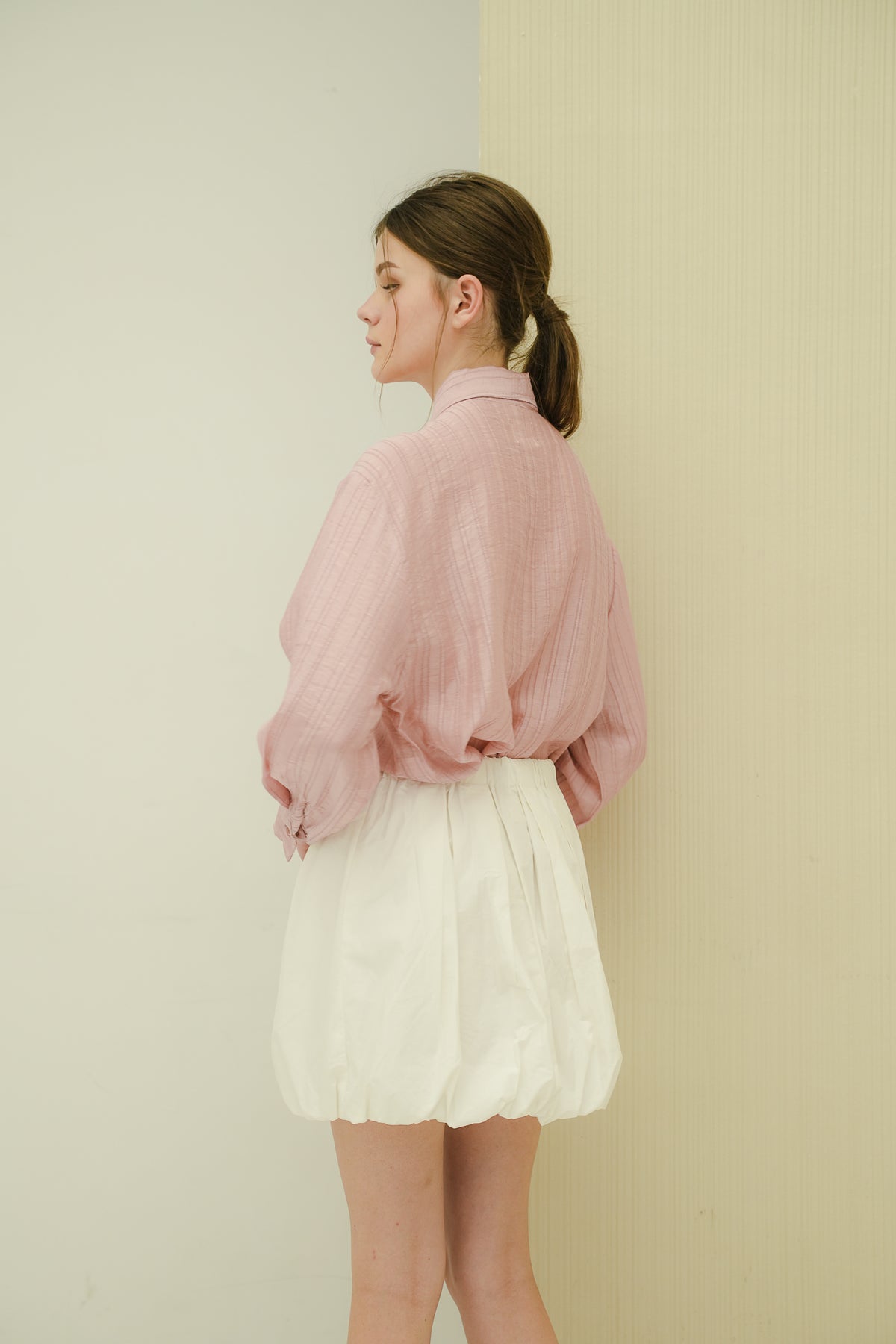 GAIA SKIRT IN BLANC