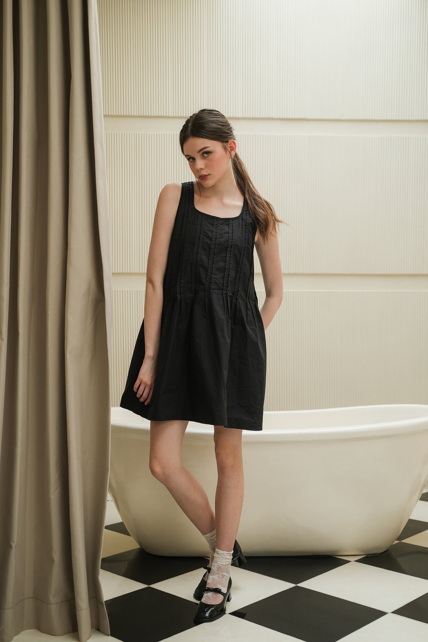 BECCA DRESS IN BLACK BEAUTY
