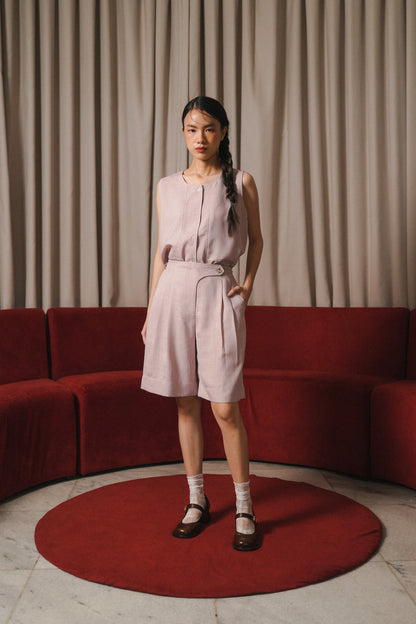 BRYN PANTS IN MUTED PEONY