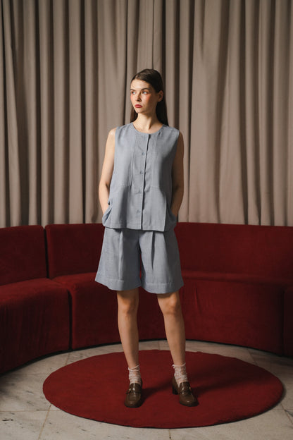 FAYE TOP IN BLUEBELL