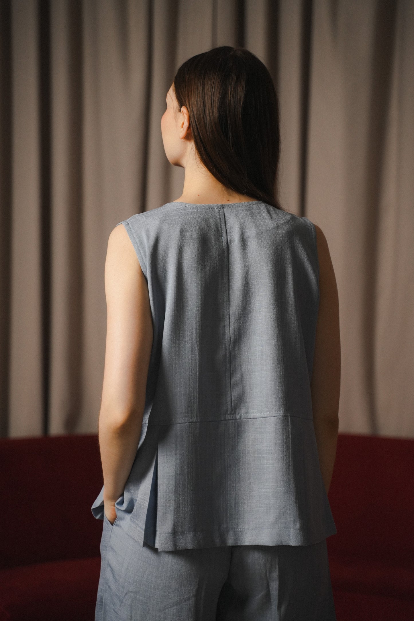 FAYE TOP IN BLUEBELL