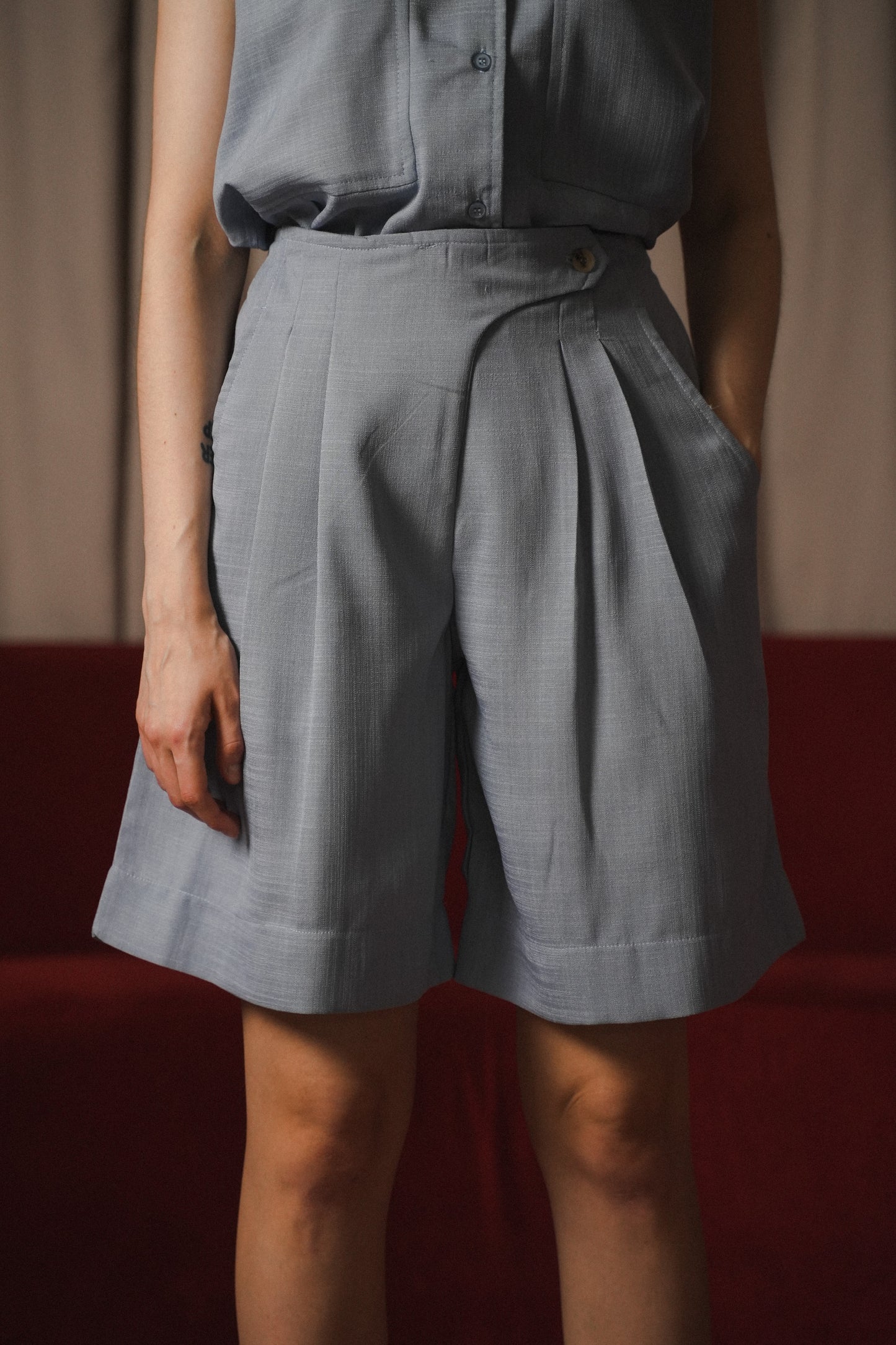 BRYN PANTS IN BLUEBELL