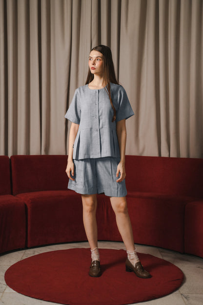 FAYE TOP IN BLUEBELL