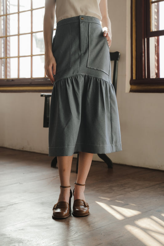 RUBY SKIRT IN PERENNIAL