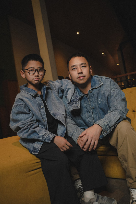 RHYS DENIM JACKET IN WHISPY BLUE FOR HIM