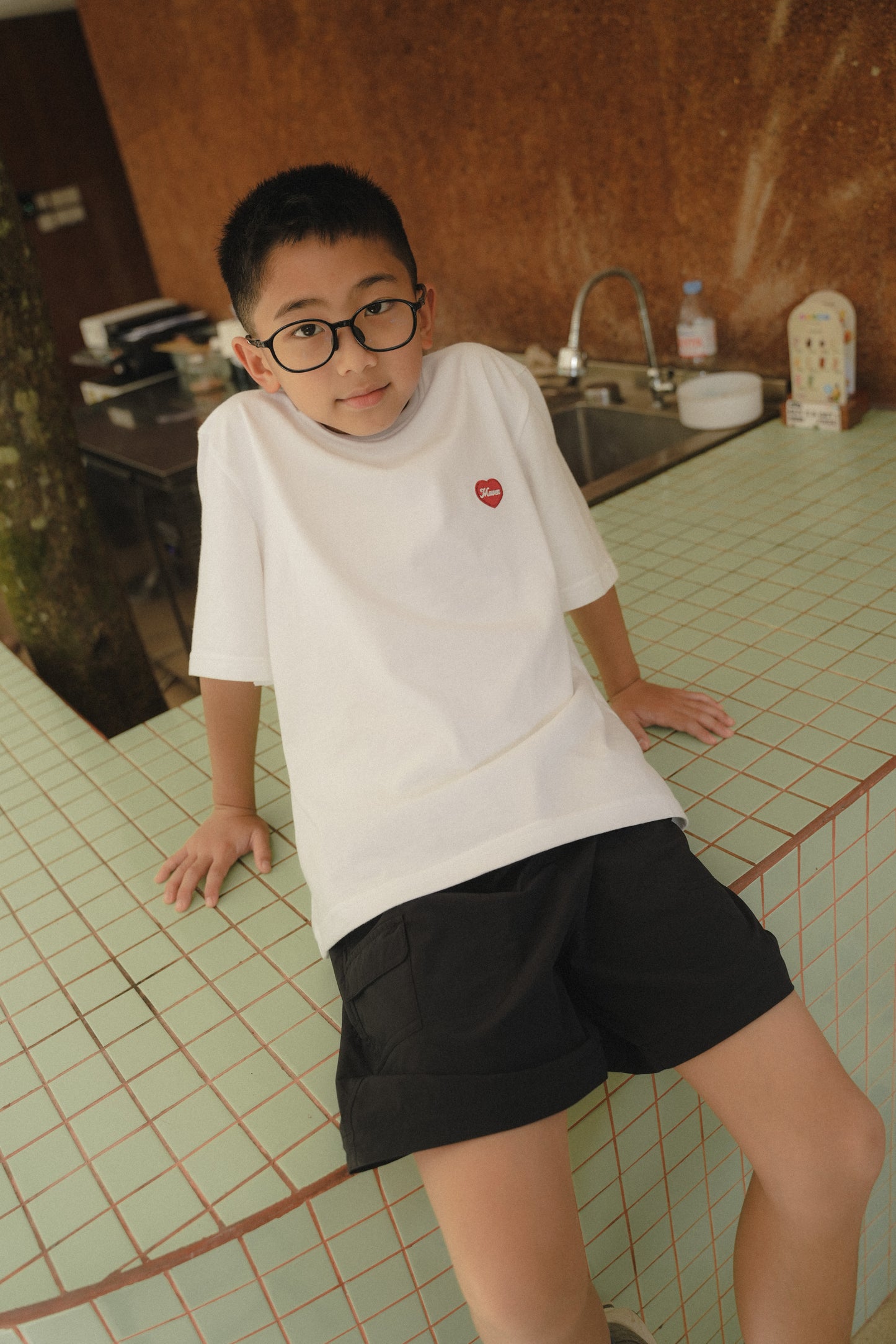 MINI TYANN TEES IN OFFWHITE