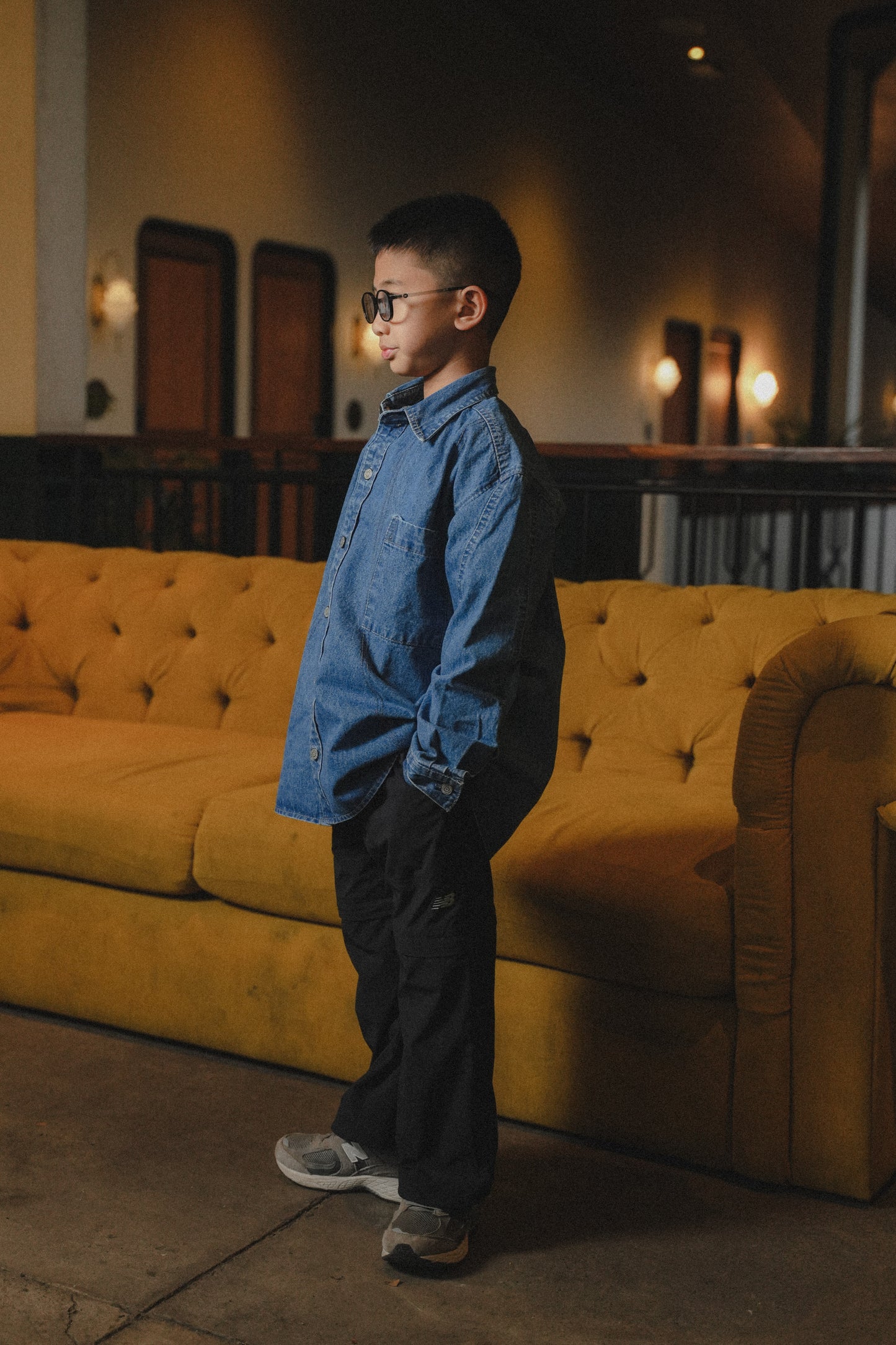 ANDREW JR IN INDIGO