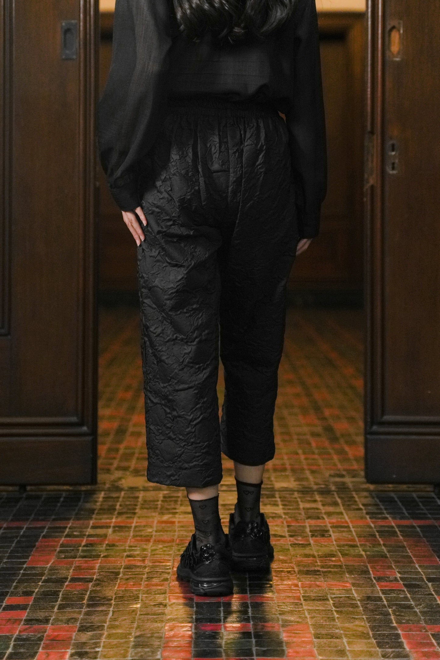 JULIENN PANTS IN BLACKSWAN