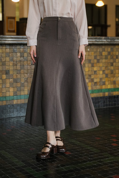 KODA SKIRT IN MOCHA MOUSSE