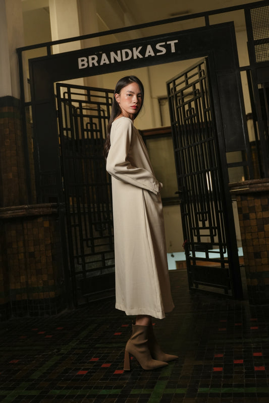 LAMER DRESS IN PARMESAN