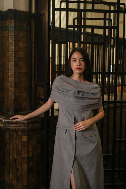 LAMER DRESS IN PECAN