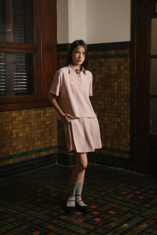 SISSEY TOP IN FEATHER BERRY