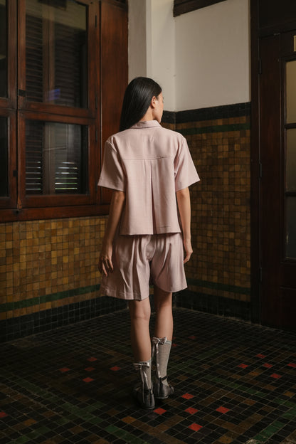 SISSEY TOP IN FEATHER BERRY