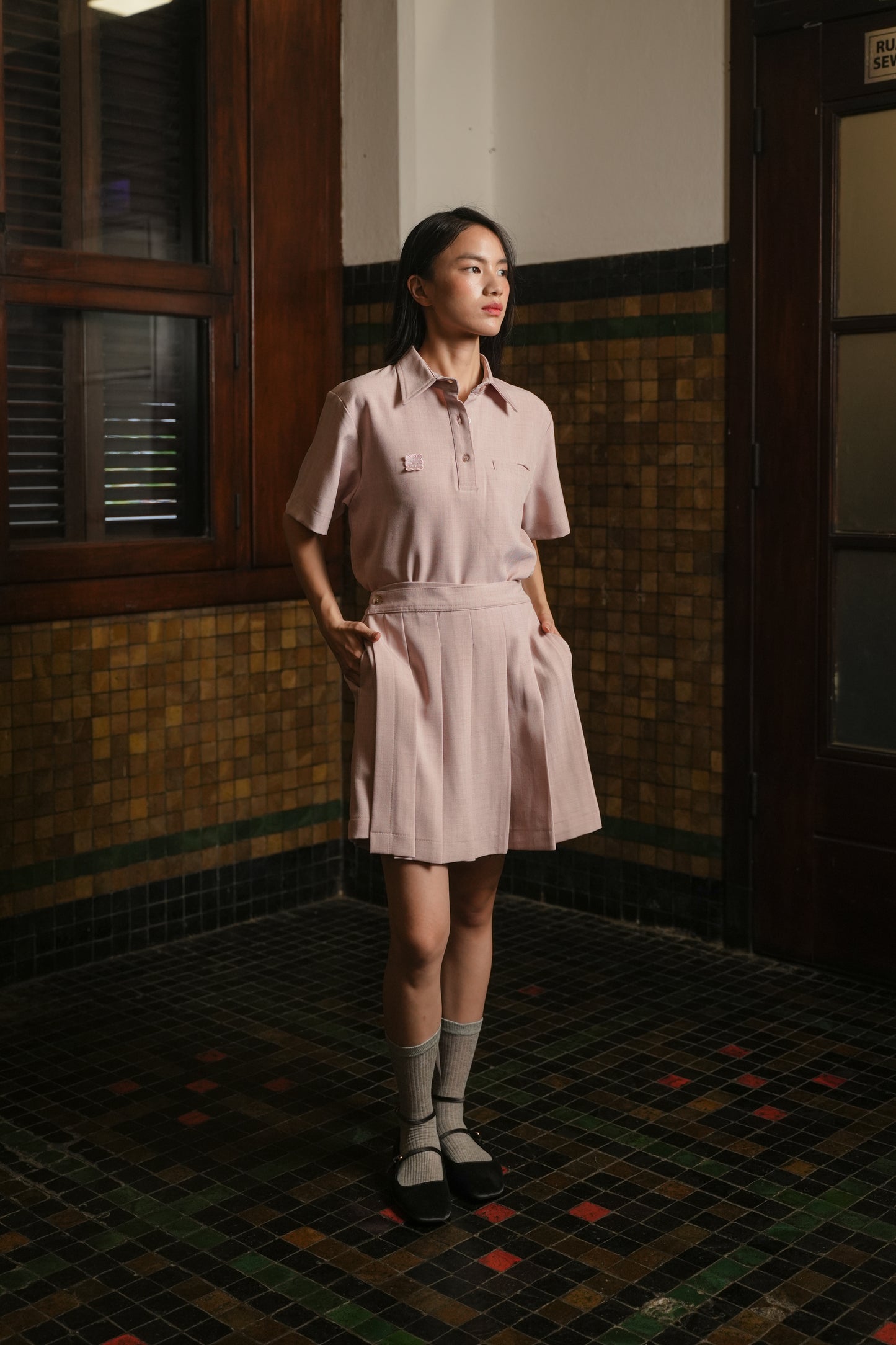 SISSEY TOP IN FEATHER BERRY