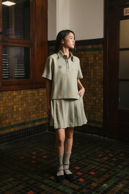 SISSEY TOP IN MOSS
