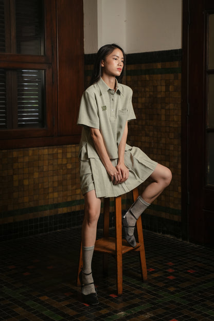 SISSEY TOP IN MOSS