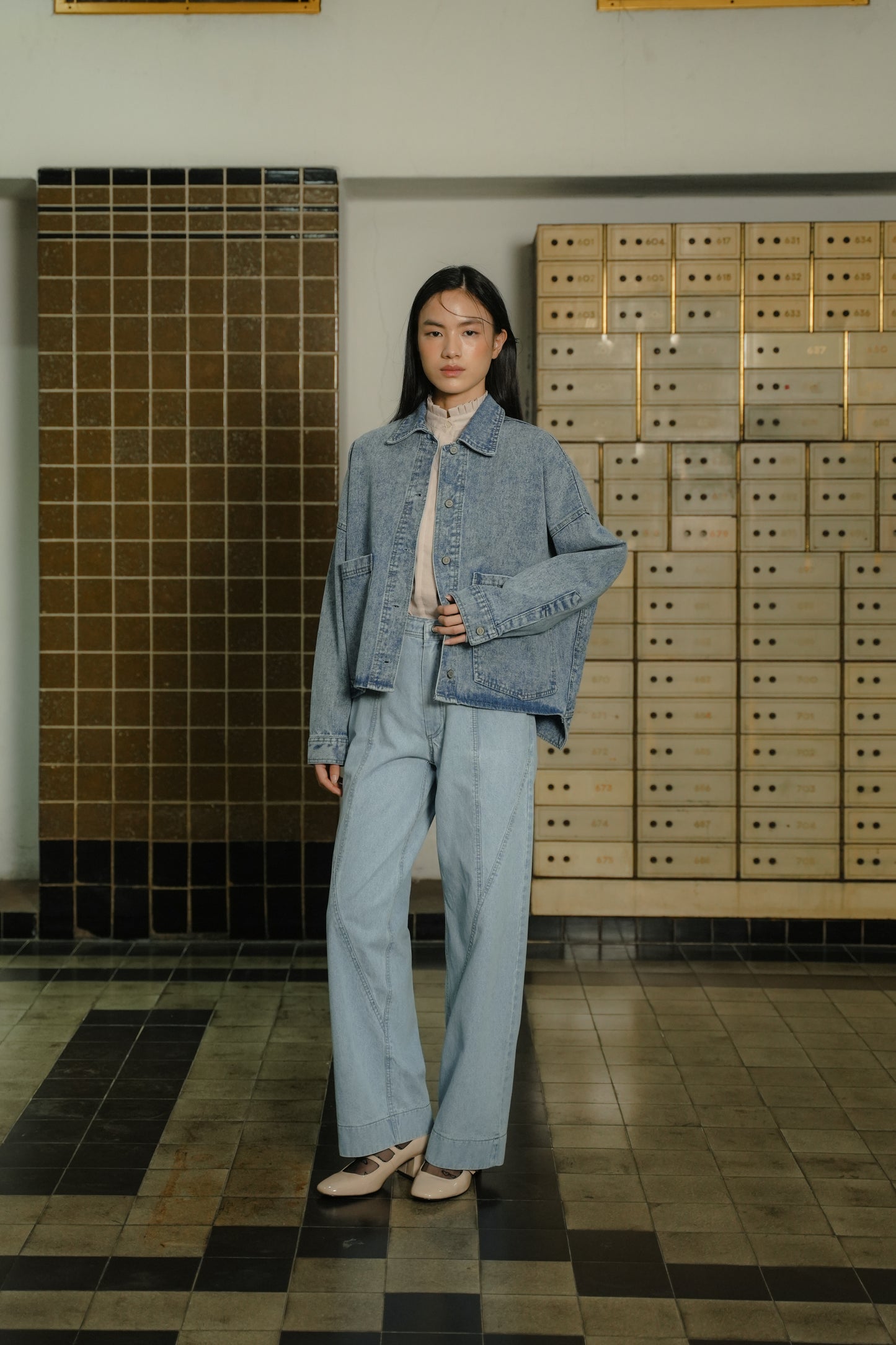 RHYS JACKET WHISPY BLUE FOR HER