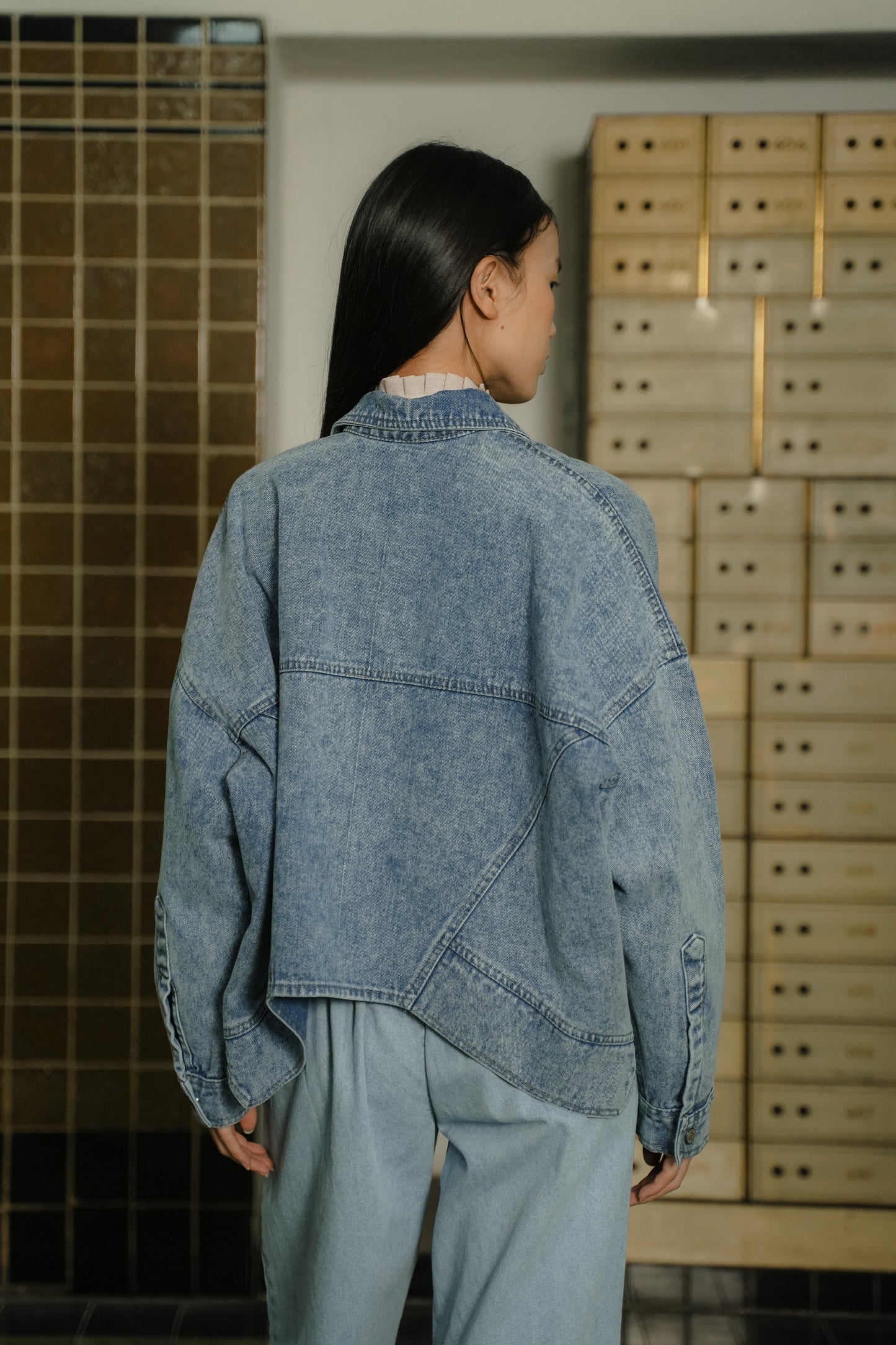 RHYS JACKET WHISPY BLUE FOR HER
