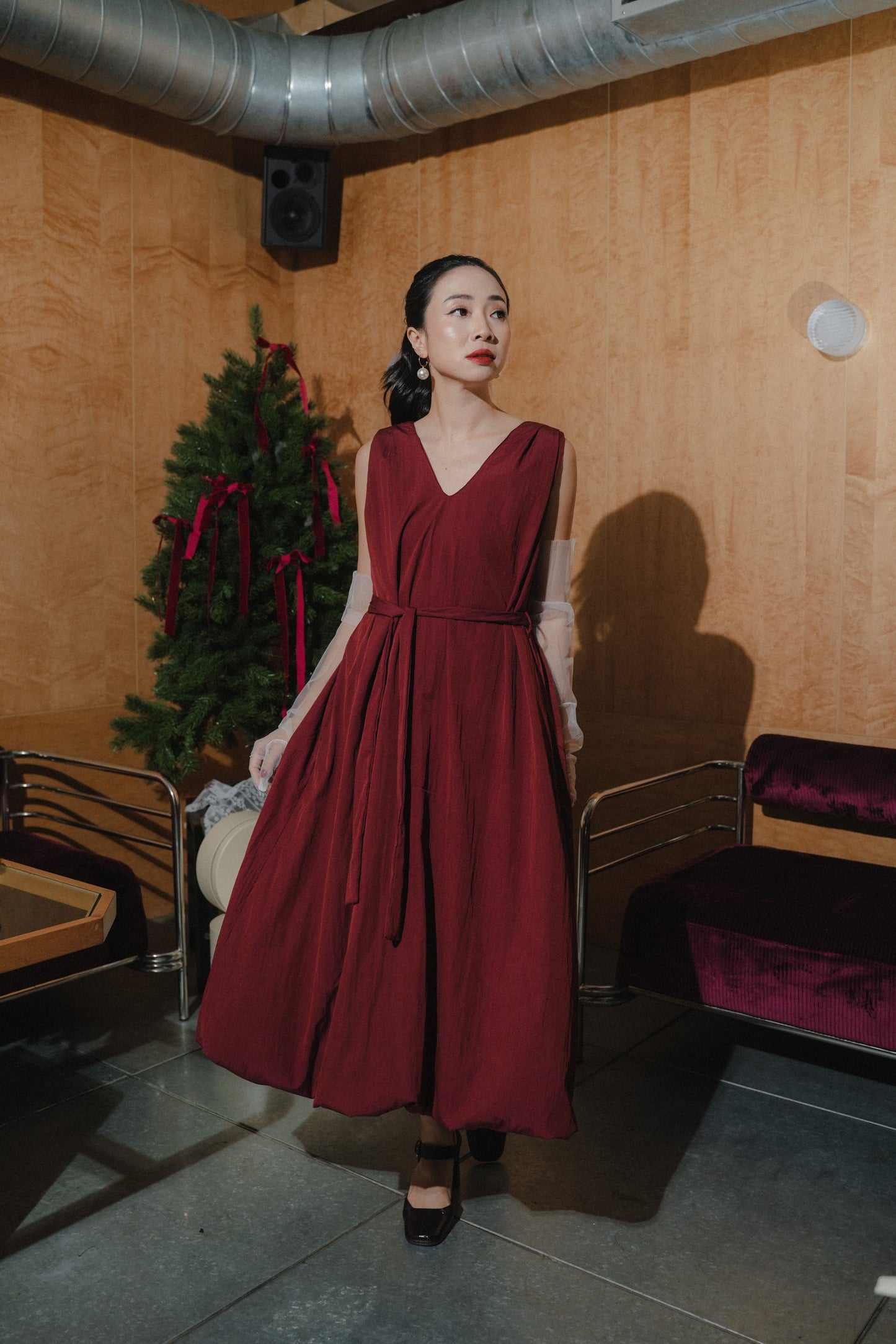 WINONA DRESS IN SIENNA