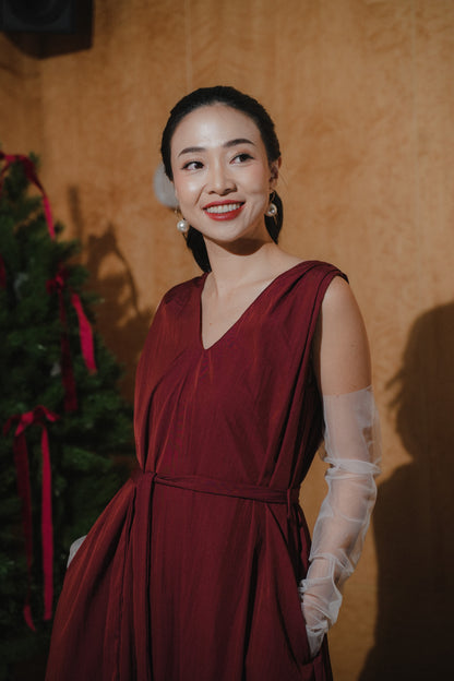 WINONA DRESS IN SIENNA