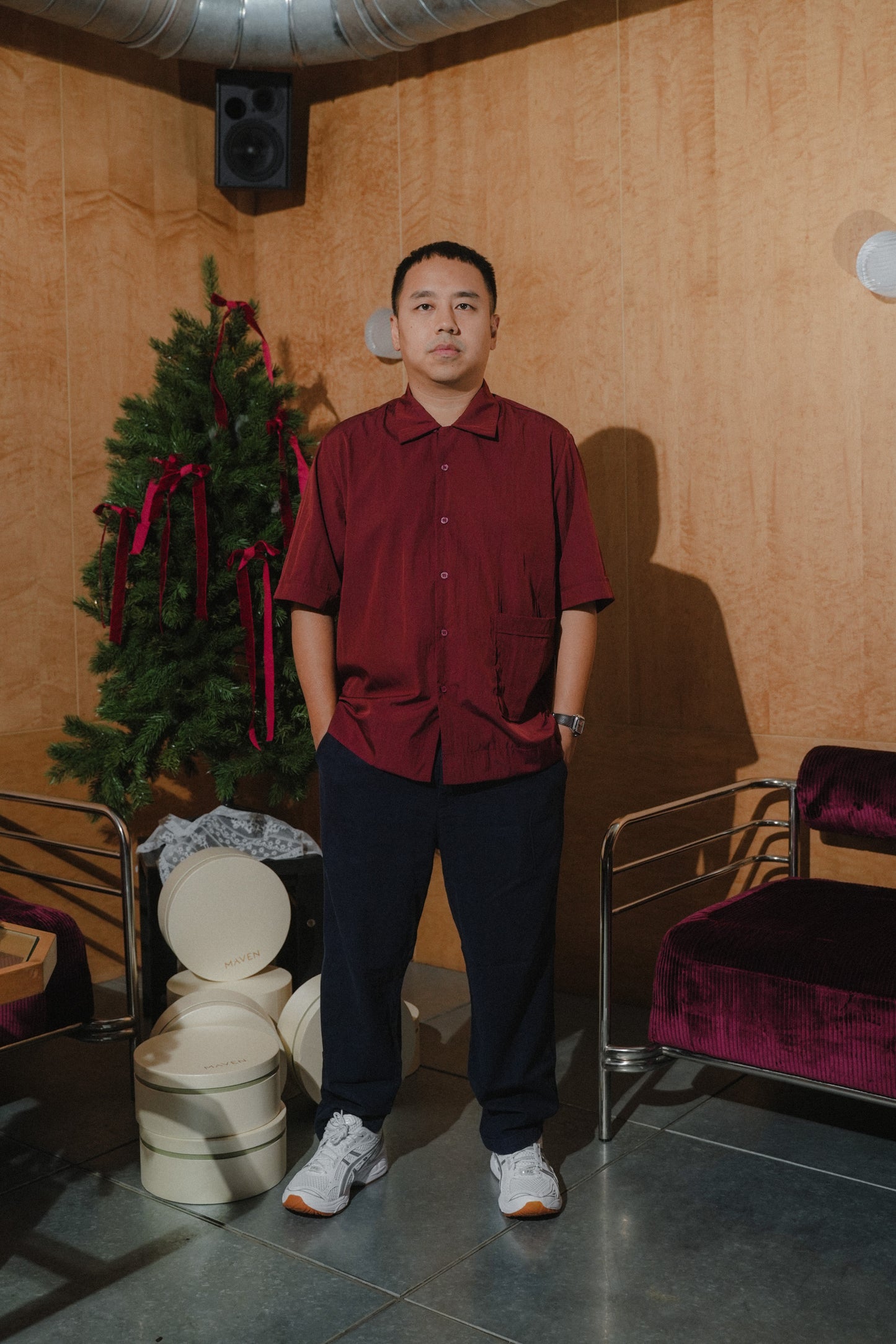 CEDRIC UNISEX SHIRT IN SIENNA