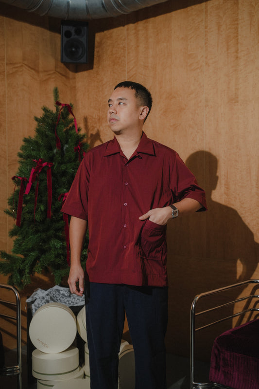 CEDRIC UNISEX SHIRT IN SIENNA