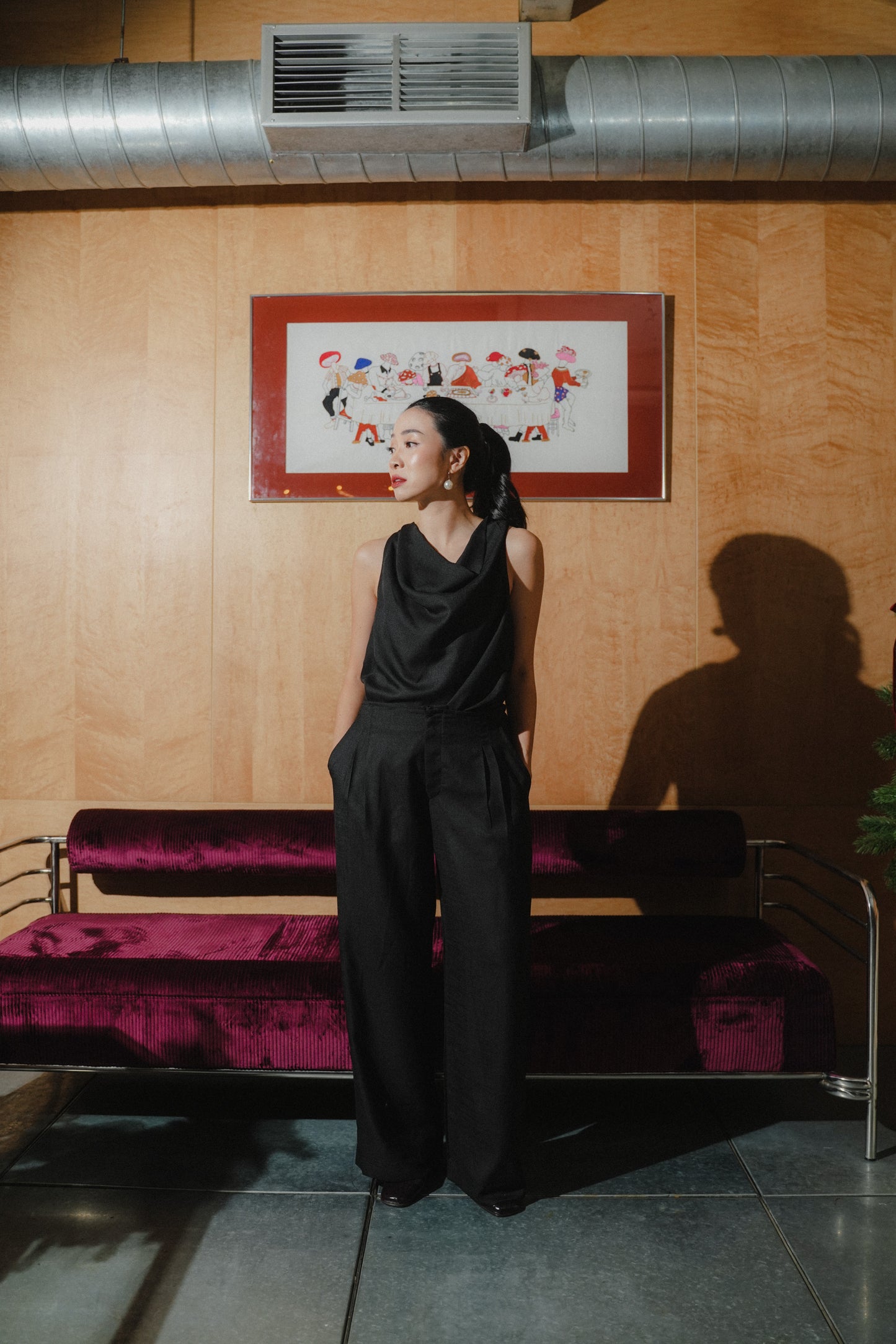 VESPER PANT IN BLACK BEAUTY