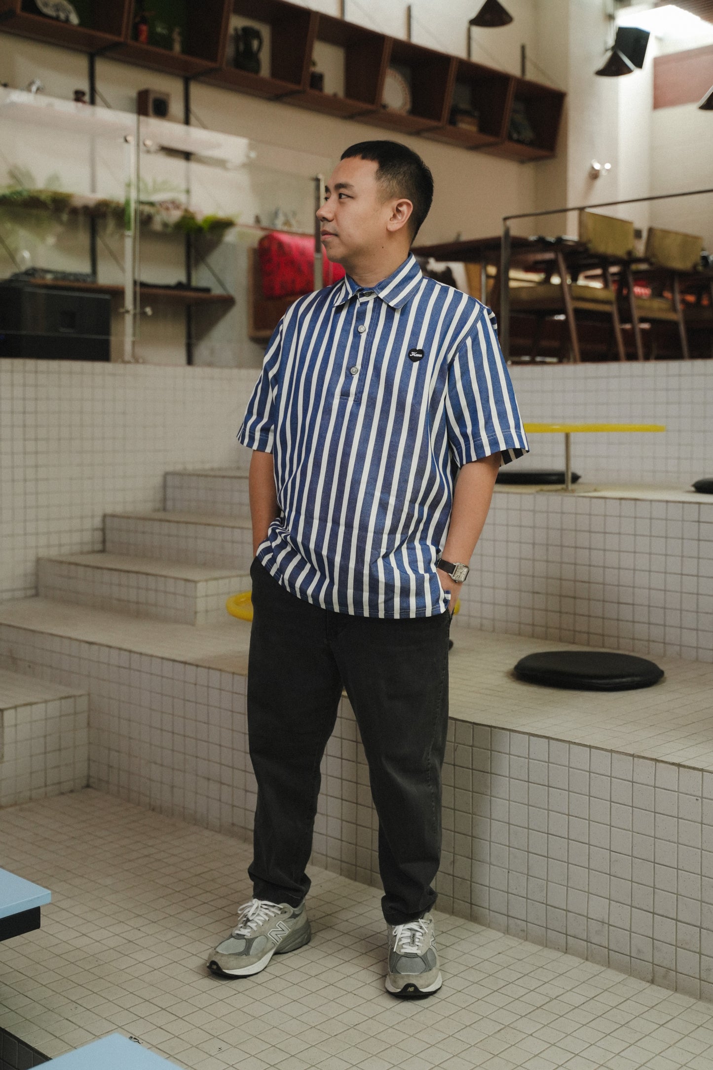 ANSEL UNISEX SHIRT IN NORDIC